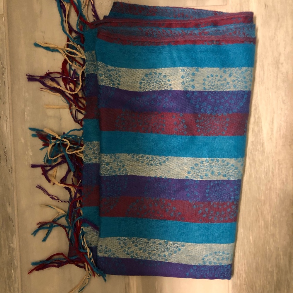 Beautiful Striped Wrap Shawl